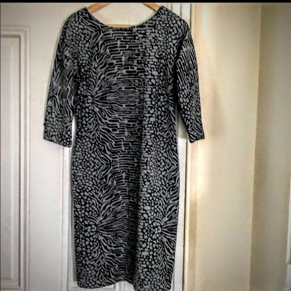 Black and Grey Dress VickyTiel size M